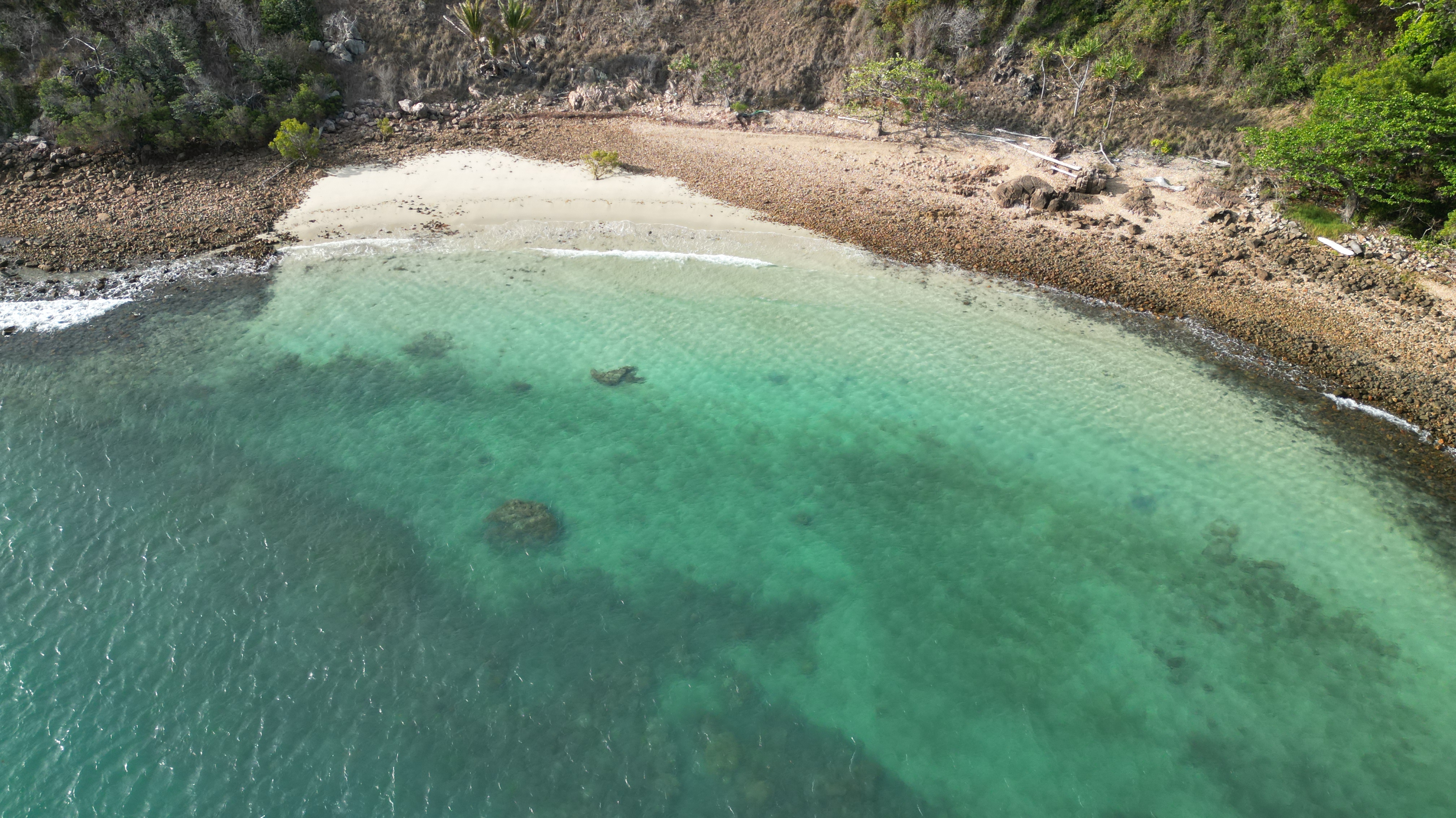 A secret beach.